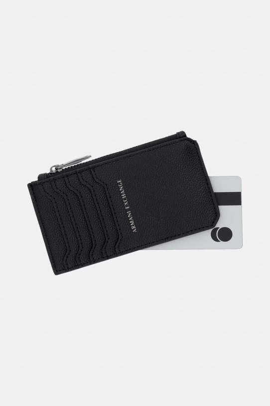 Dodatki Armani Exchange moška denarnica XM002593.AF22651.NOS črna