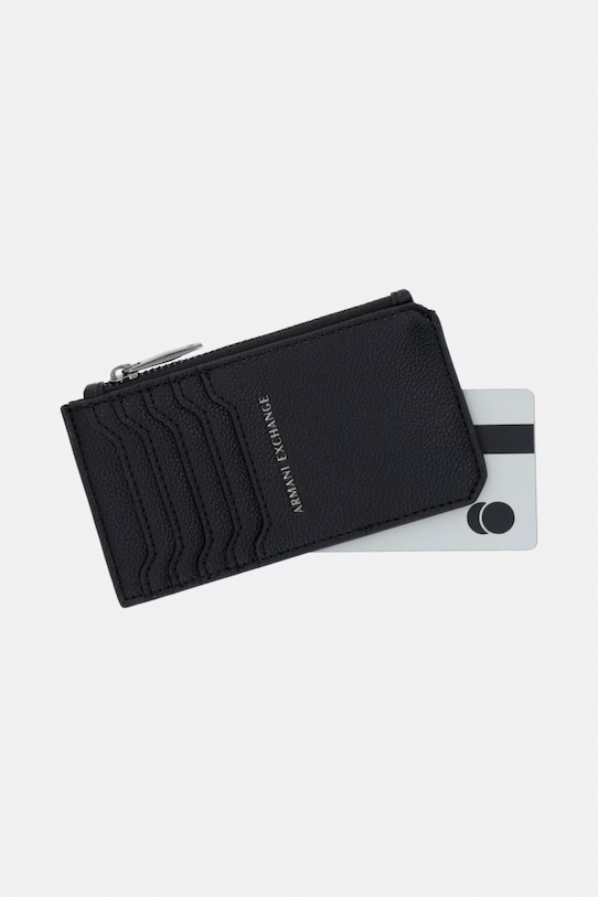 Dodatki Armani Exchange moška denarnica XM002593.AF22651.NOS črna