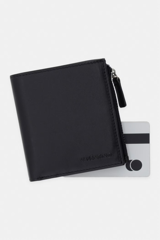 Valentino Bags portfel męski skórzany MANDRIN czarny VPP8UD71