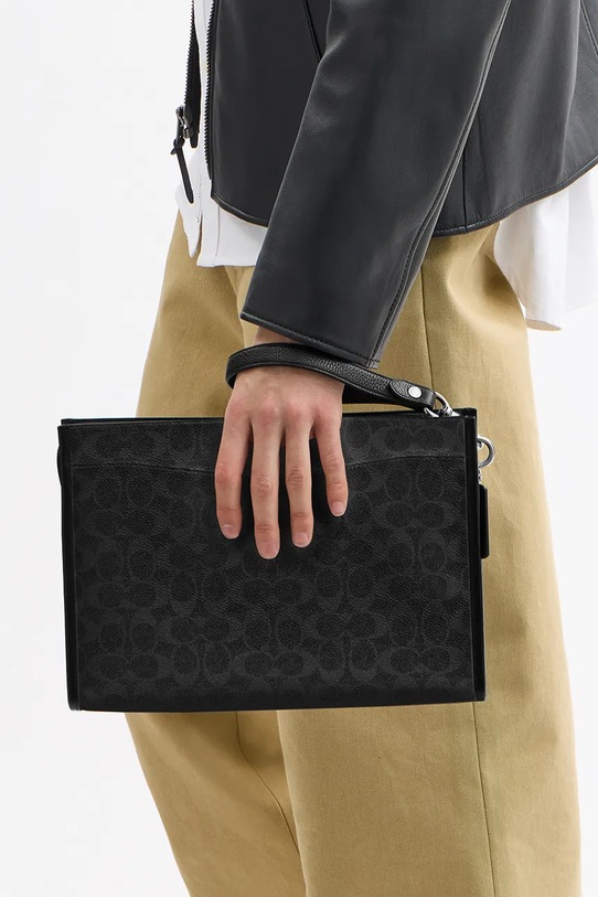 Akcesoria Coach portfel męski CBG27 czarny