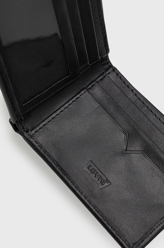 Doplnky Kožená peňaženka Levi's D5489.0002 čierna
