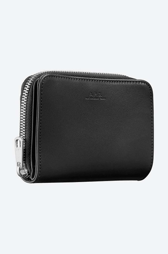 A.P.C. leather wallet black PXAWV.H63087