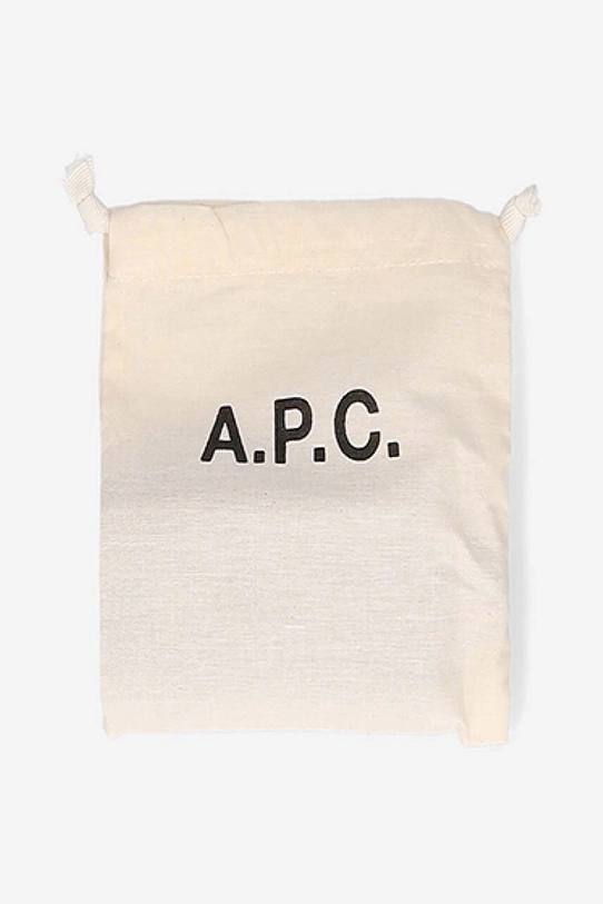 A.P.C. carcasă din piele PXAWV.F63270 negru