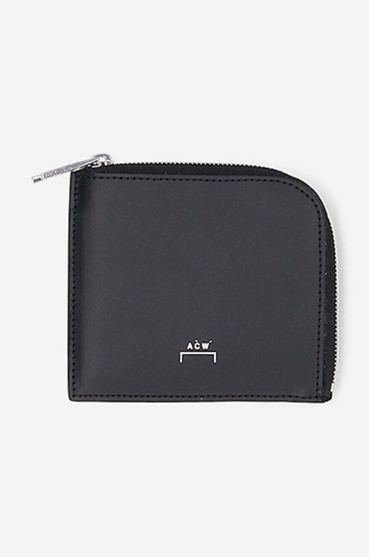 Kožená peněženka A-COLD-WALL* Leather Coin přírodní kůže černá ACWUA031