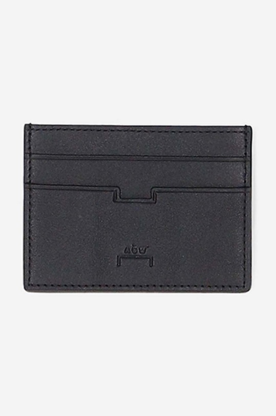 A-COLD-WALL* leather card holder Card Holder plain black ACWUA073