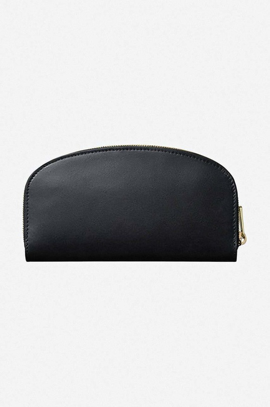 Accessories A.P.C. leather wallet Demi Lune PXAWV.F63218 black