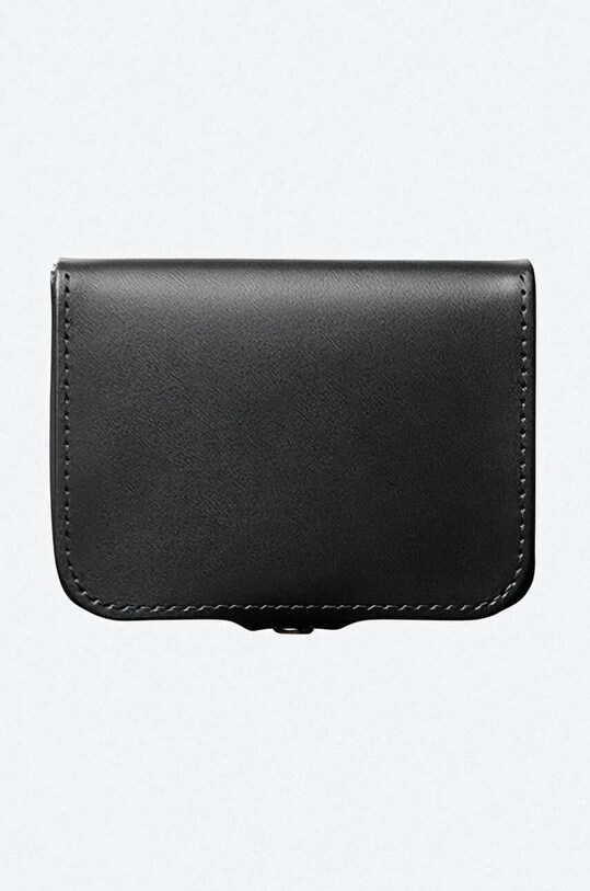 A.P.C. portafoglio in pelle Josh Coin-Purse PXAWV.H63176 nero AA00