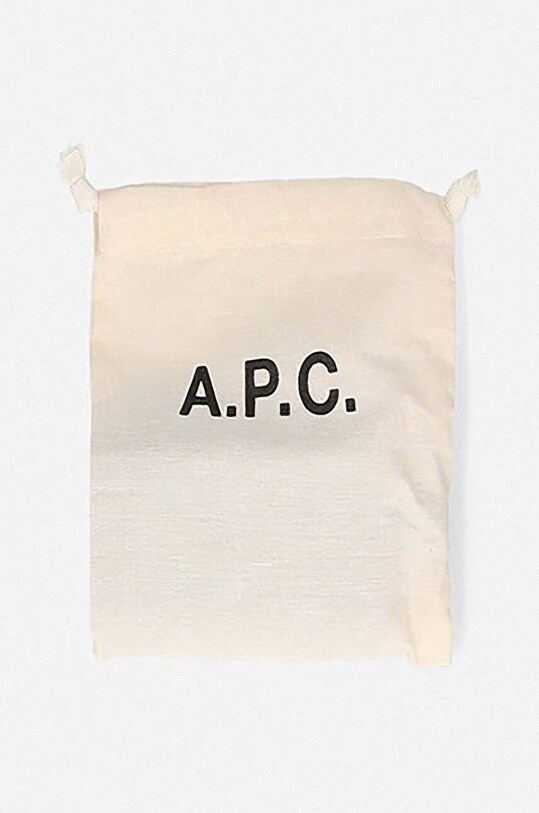 A.P.C. carcasă din piele Cartes Andre PXAWV.H63028 negru