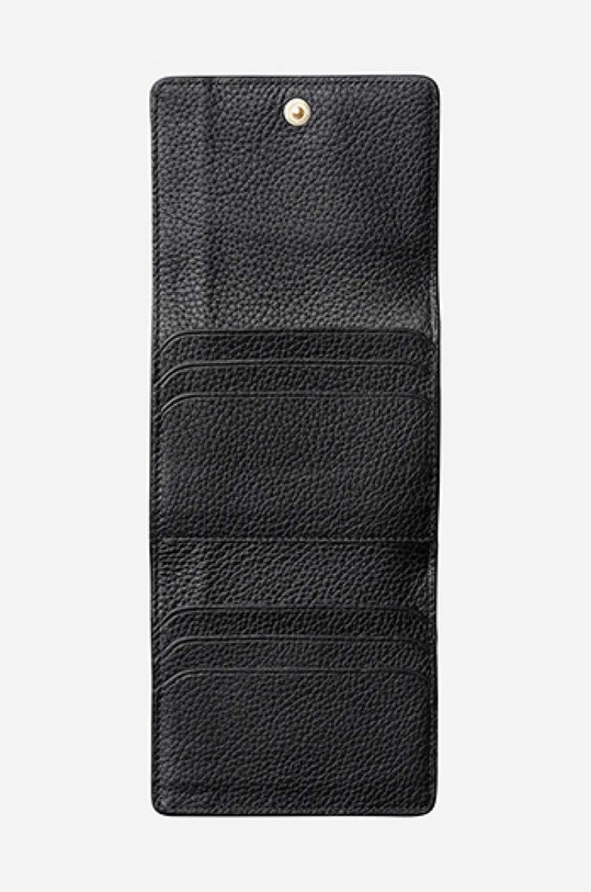 A.P.C. leather wallet Compact Lois black PXBLH.H63453