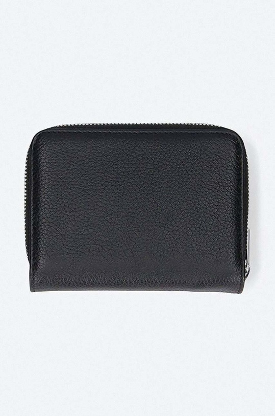 A.P.C. leather wallet Compact Emmanuel PXBLH.H63087 black AA00