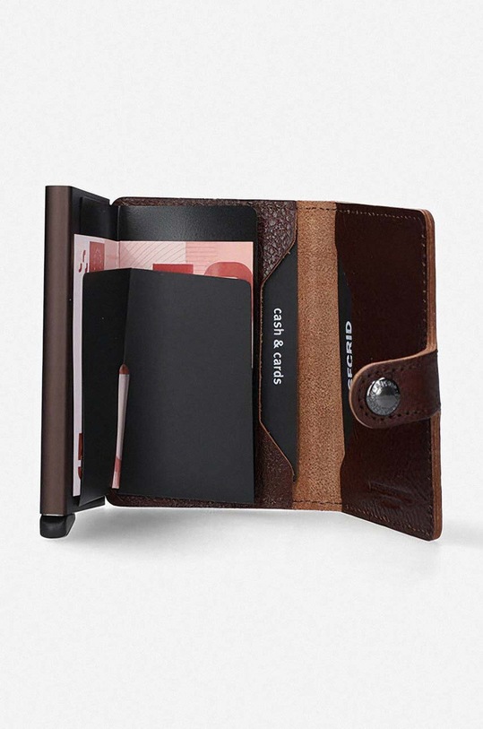 Doplnky Peňaženka Secrid MVG.ESPRESSO.BROWN burgundské