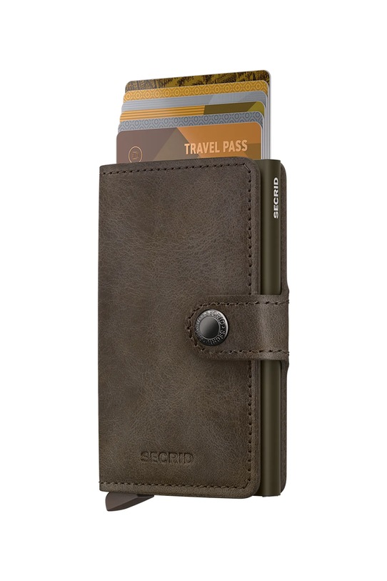Secrid portfel RFID skórzany MV.Vintage brązowy ZA00