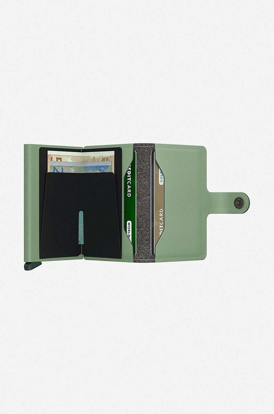 Secrid portfel Miniwallet Yard Powder zielony MYP.PISTACHIO