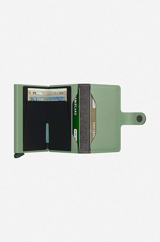Secrid portfel Miniwallet Yard Powder zielony MYP.PISTACHIO