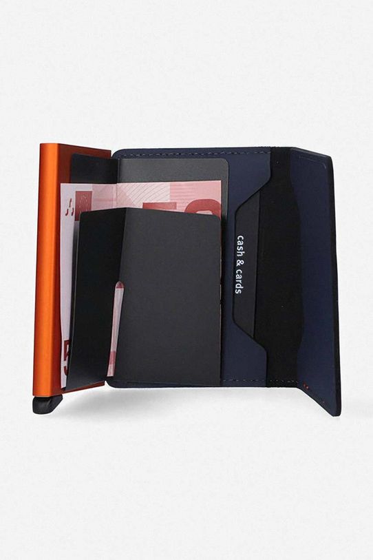 Аксесуари Гаманець Secrid SM.Nightblue.Orange темно-синій