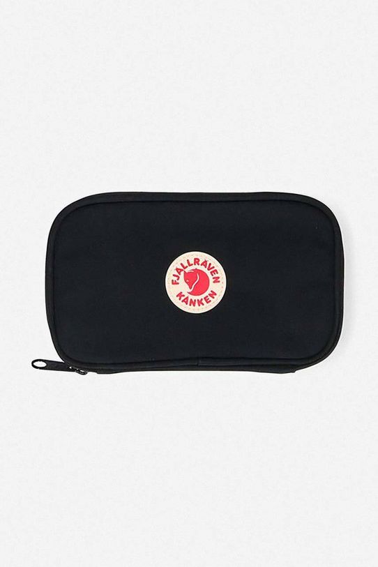 Peněženka Fjallraven Kanken Travel Wallet hladký černá F23781.550