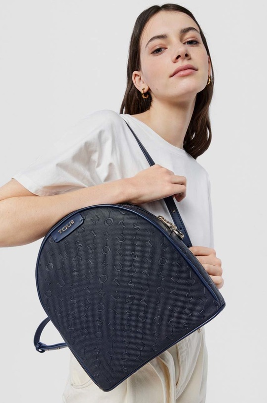 Σακίδιο πλάτης Tous Script Day σκούρο μπλε 2001583133