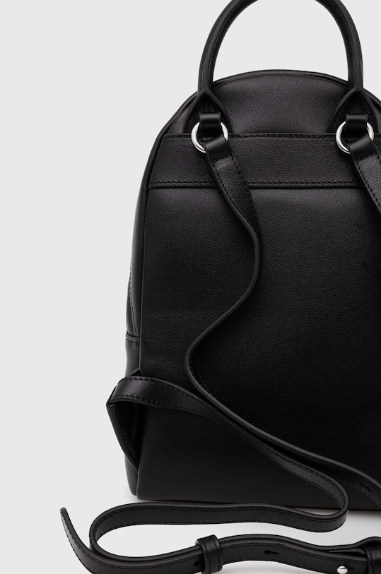 Kožený ruksak Karl Lagerfeld čierna 245W3194