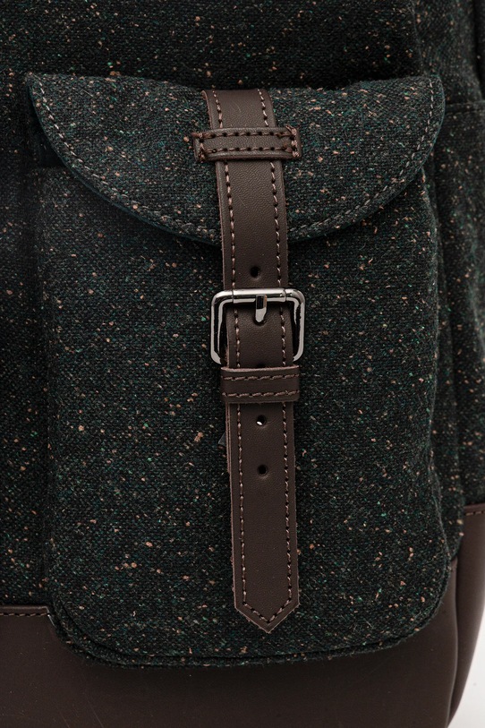 Akcesoria MC2 Saint Barth plecak z domieszką wełny COD0006 zielony