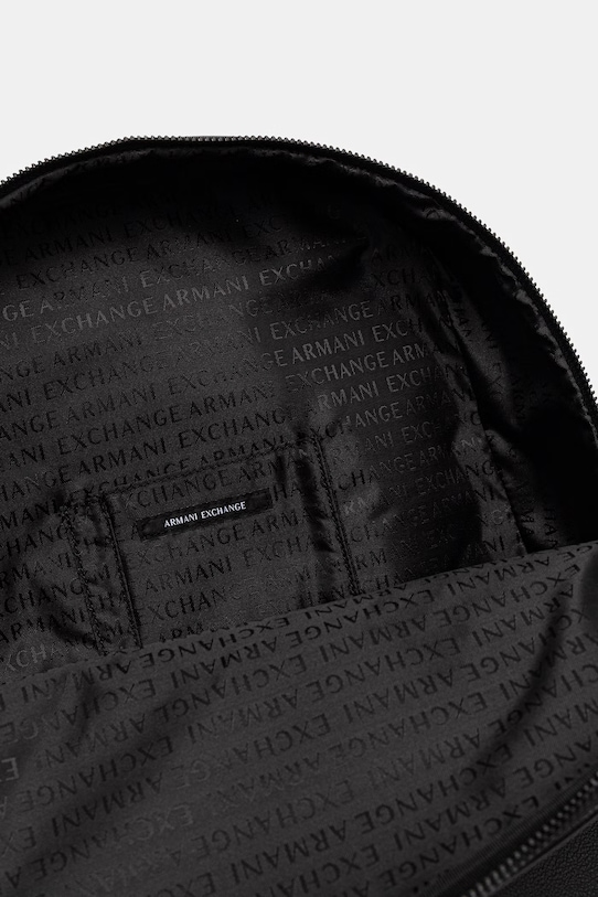 Armani Exchange plecak męski z imitacji skóry XM002582.AF22651.NOS czarny
