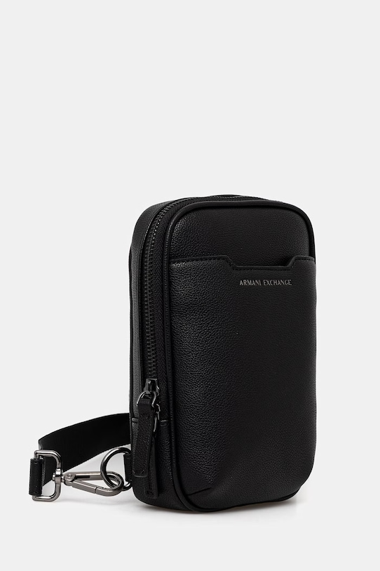 Аксесуари Armani Exchange сумка чоловіча зі штучної шкіри XM002587.AF22651.NOS чорний