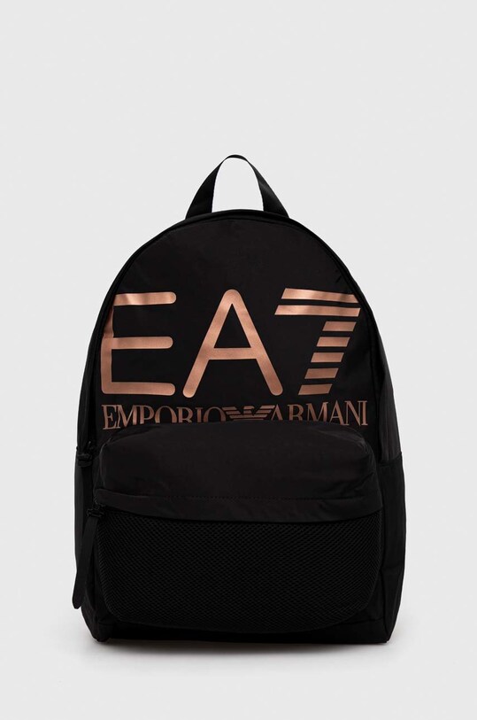 Рюкзак EA7 Emporio Armani надрук чорний 245063.2F909