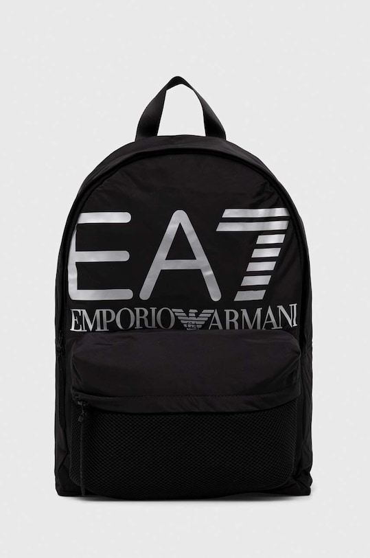 Ruksak EA7 Emporio Armani potlač čierna 245063.2F909
