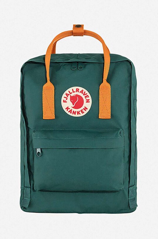 Fjallraven zaino Kanken applique verde F23510.667.206