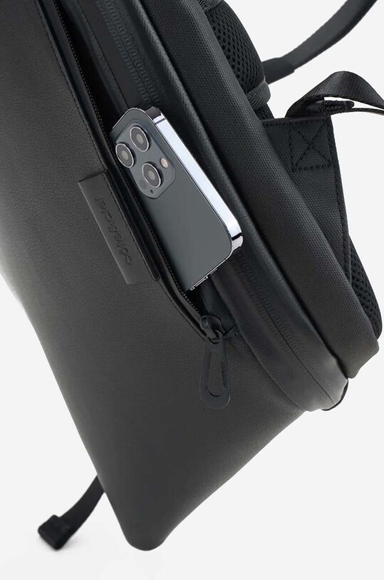 Cote&Ciel ghiozdan de piele 29006 negru