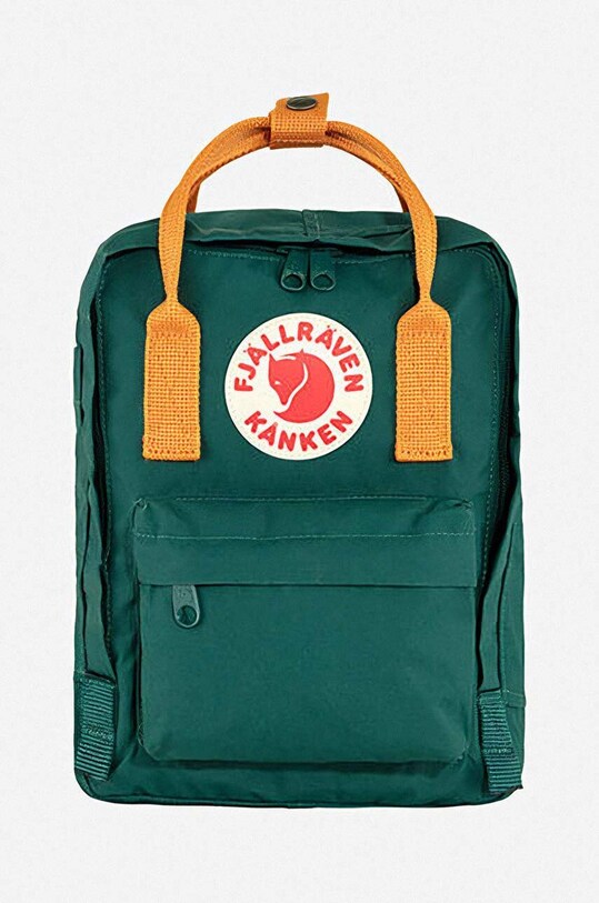 Ruksak Fjallraven Kanken Mini jednofarebný zelená F23561.667.206