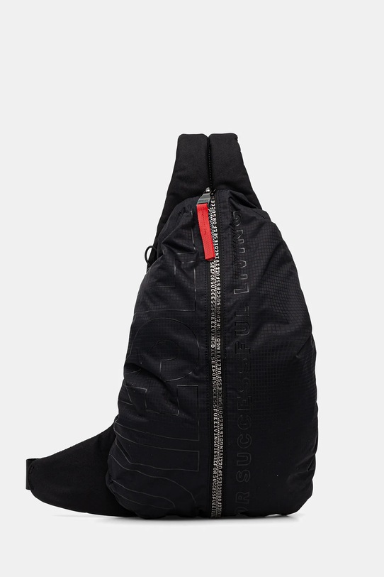 Сумка на пояс Diesel ZIP-D ZIP-D SLING BAG X надрук чорний X10053.P6872