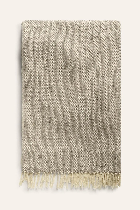 Calma House cuvertură de pat din bumbac Sahil. 240 x 260 cm bej SAHIL.240.BEI