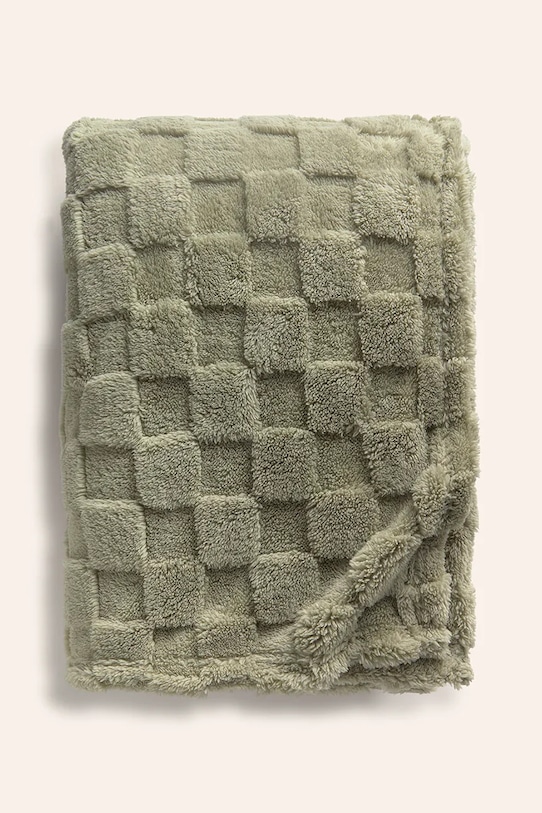 Calma House pătură Damero 120 x 180 cm verde DAMERO.120P.VER