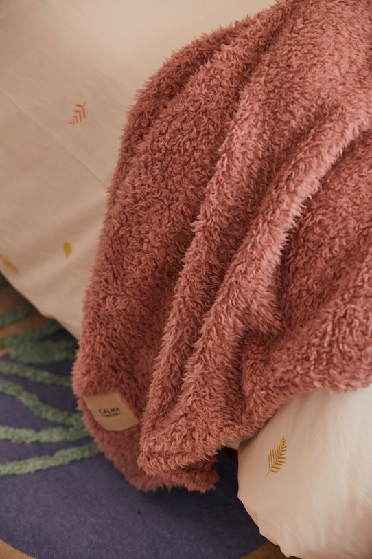 Σαλόνι και υπνοδωμάτιο Κουβέρτα Calma House Tedy 120 x 180 cm TEDY.120P.ROS ροζ