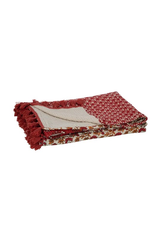 Καρό ύφασμα J-Line Cotton Red 41752 μπορντό AA00