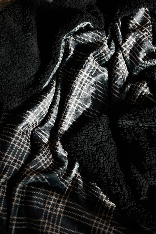 Sagaform pléd Rut 5018411 fekete