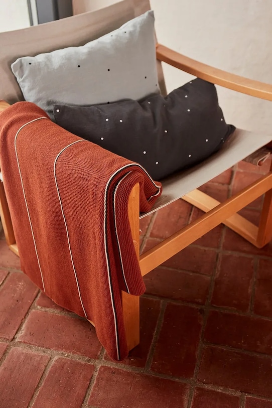 Вітальня та спальня Ковдра OYOY Rivi Living L300230 помаранчевий