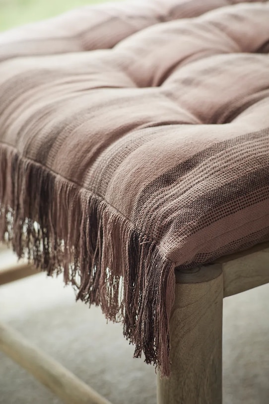 Madam Stoltz poduszka dekoracyjna na ławkę brązowy FM.0010.24D