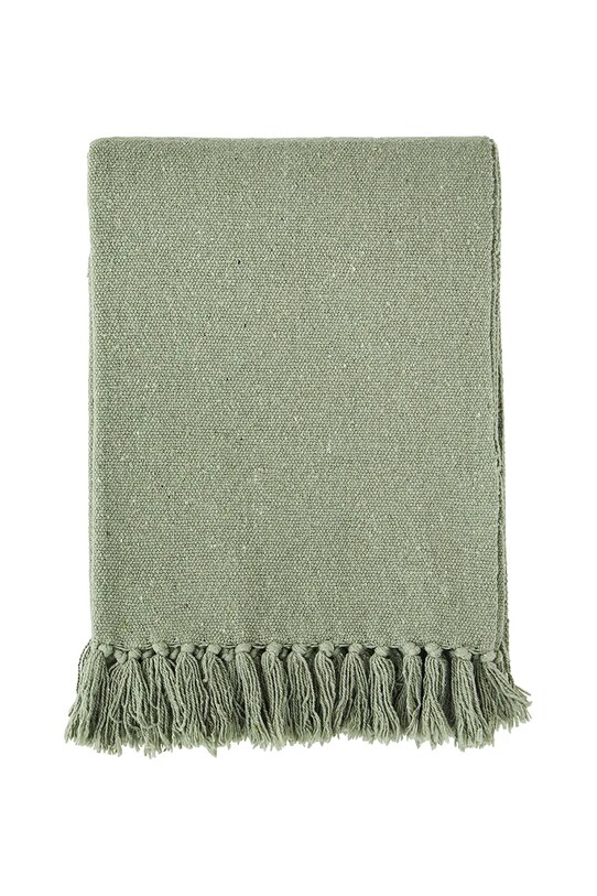 Бавовняне покривало Madam Stoltz зелений JOTH928A