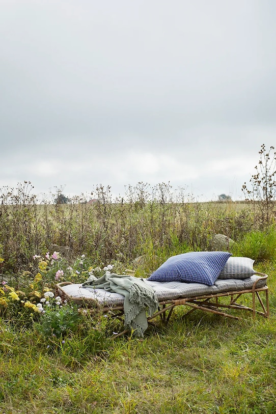Вітальня та спальня Бавовняне покривало Madam Stoltz JOTH928A зелений
