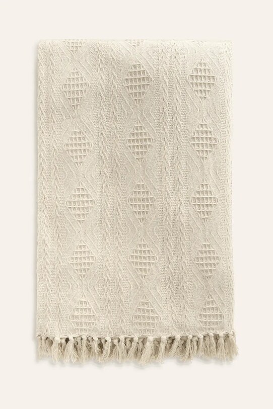 Calma House cuvertură de pat din bumbac Chickago 270 x 280 cm bej CHICAGO.270.CRU