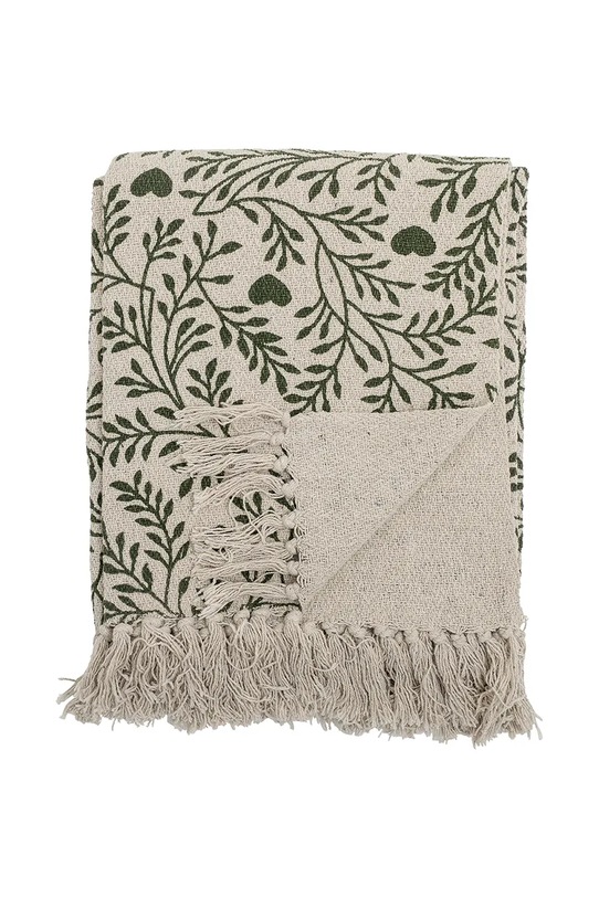 Bloomingville koc 160 x 130 cm zielony 82058337