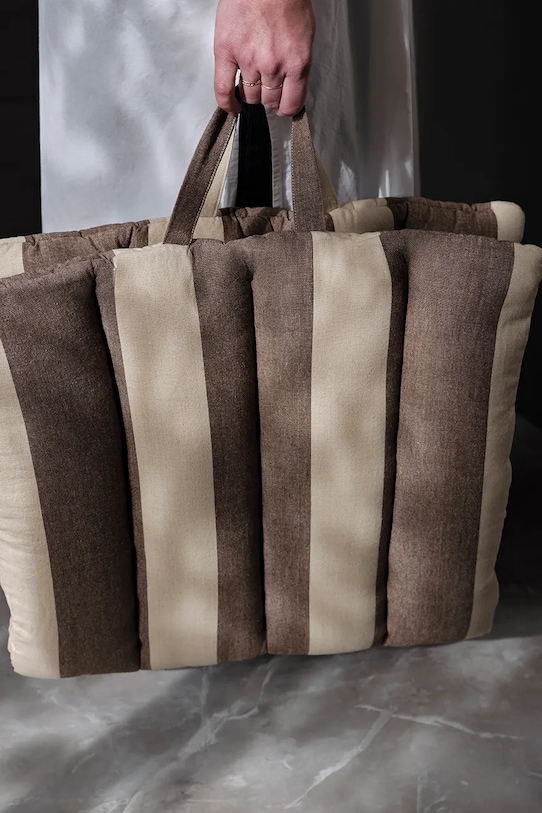 Dnevna soba in spalnica Blazina za stol ferm LIVING 1104269088 rjava