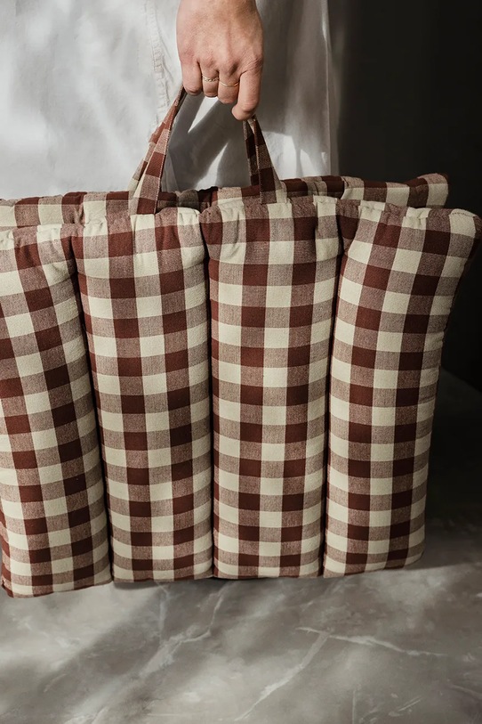 Obývací pokoj a ložnice Polštář na židli ferm LIVING 1104269063 hnědá