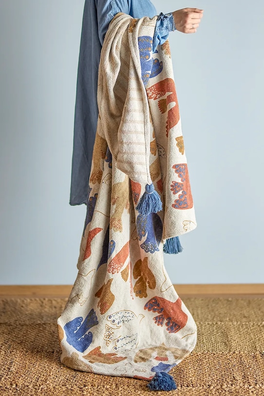 Bloomingville narzuta Anniversary 160 x 130 cm multicolor 82063100