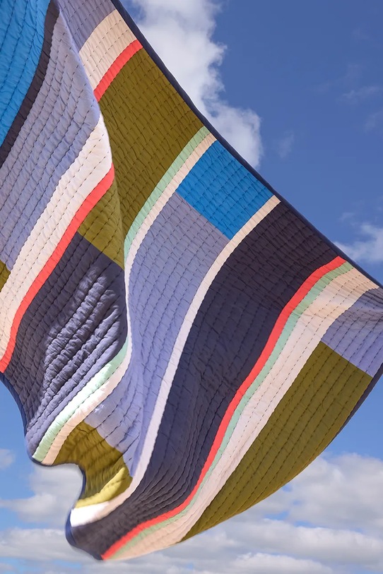 Hübsch koc bawełniany Pavilion 140 x 200 cm 702101