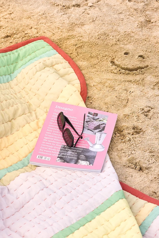 Hübsch koc bawełniany Pavilion 140 x 200 cm 702102 multicolor