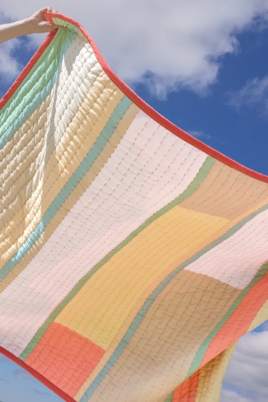 Hübsch koc bawełniany Pavilion 140 x 200 cm 702102