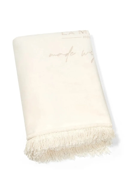 La Mania koc z bawełną Love Royal 150 x 200 cm beżowy 5905549413142