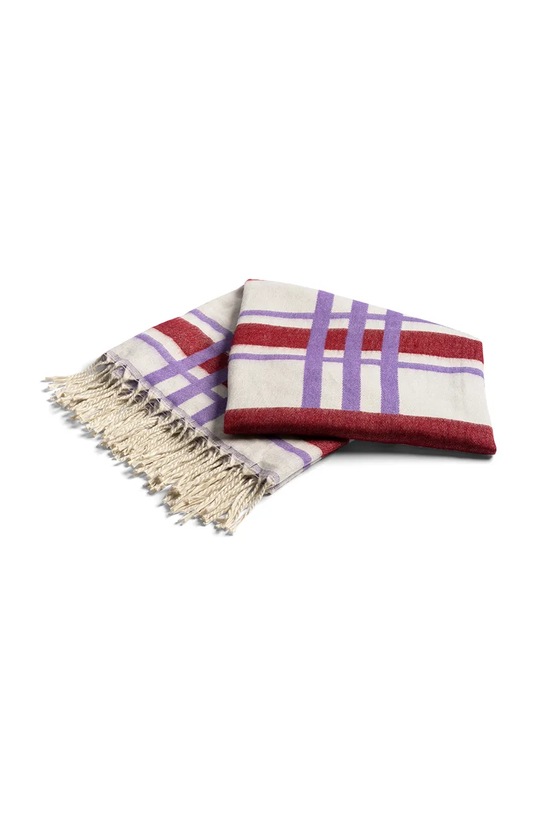 &k amsterdam narzuta plano red 130 x 200 cm multicolor 2538.04